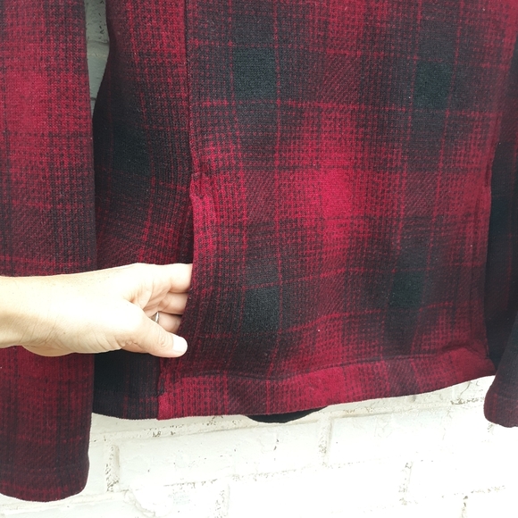 The North Face Crescent Plaid Hoodie Medium - Picture 7 of 8